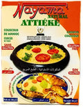 Nayama Natural Attiéké 300g package featuring fluffy, light fermented cassava grains by Super-Bobo.
