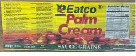 Eatco Palm Cream 14 oz jar featuring a smooth, creamy texture and vibrant packaging from Super-Bobo brand.